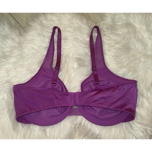 Sweet Nothings Maidenform Lace Minimizer Bra Unlined UW Animal Womens 38C 08023 - Picture 4 of 7